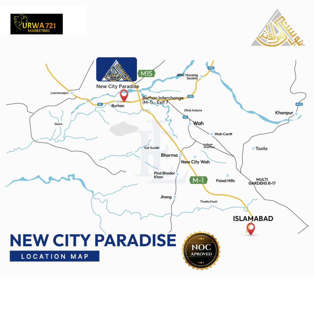 New city Paradise Map location